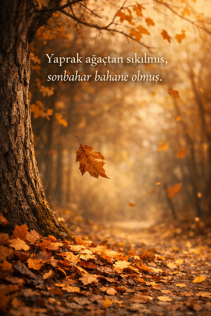 Bir ayrılıkta suç mevsimde mi olur, yoksa yaprak zaten gitmeye hazır mıdır?