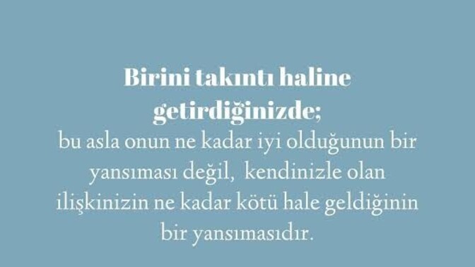 Birine hiç takıntılı kaldın mı?
