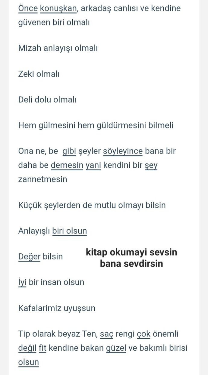 İlişkiye başlamadan önce aradığınız partner özelliği nedir?