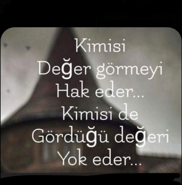 Değer hakedene mi verilmeli sadece?