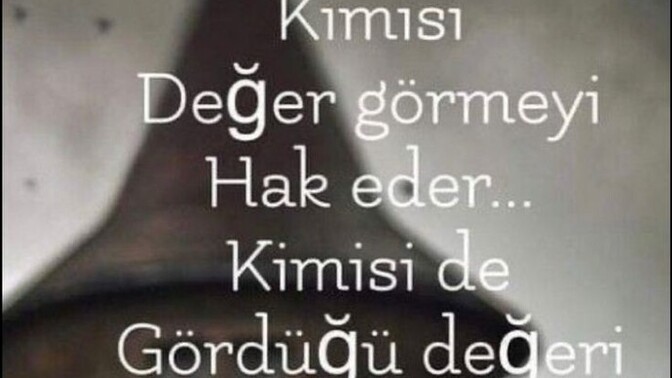 Değer hakedene mi verilmeli sadece?