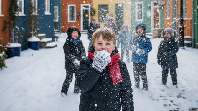 Hiç kar yediniz mi, çocukken gizli gizli kar yemeyen var mı 😋❄️?