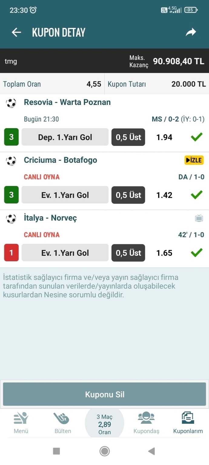 Futbol bahisi oynuyor musunuz?