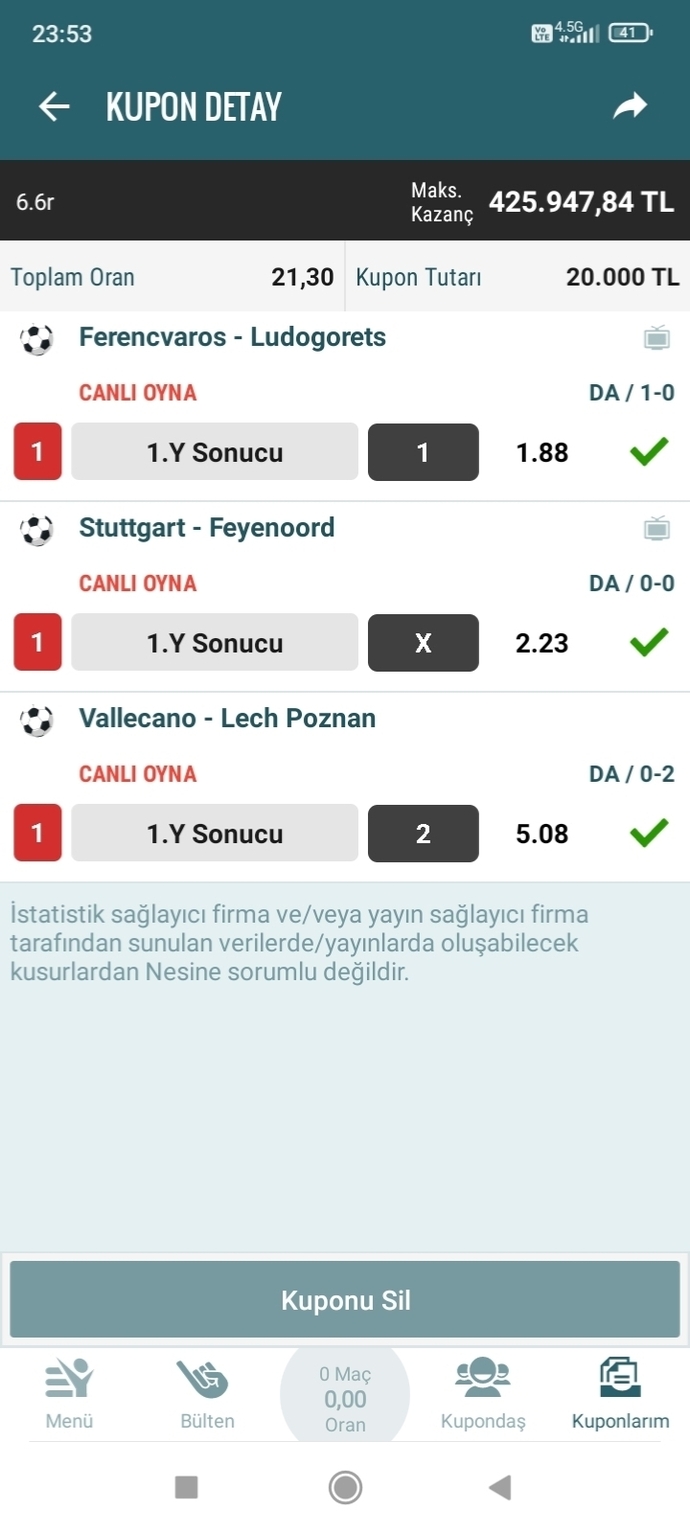 Futbol bahisi oynuyor musunuz?