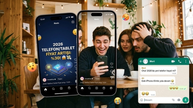 2026’da telefon ve tablet fiyatları %30 artarsa ne yaparsın?