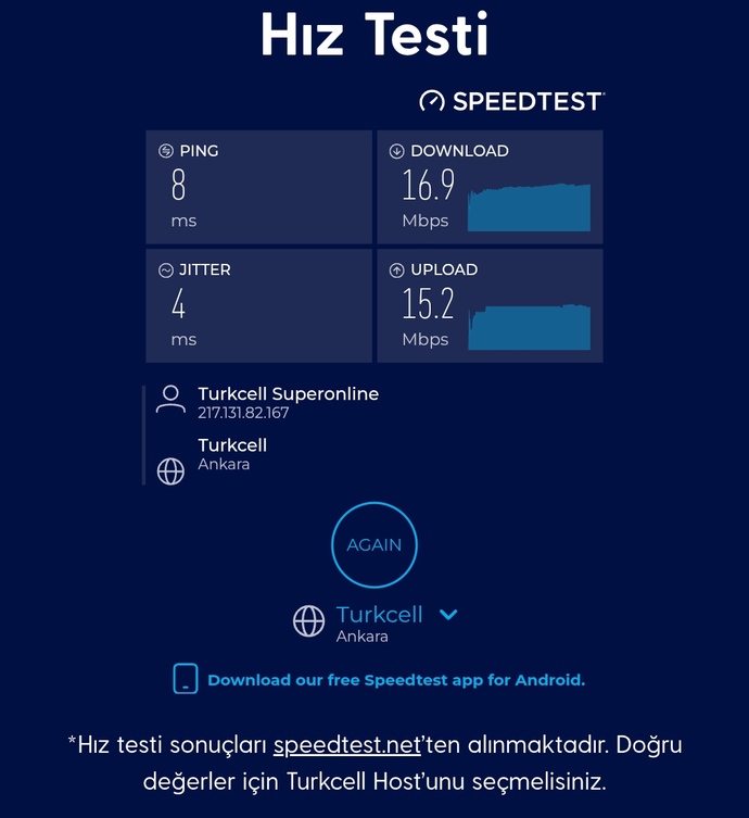 Superonline 100 megabit internet aldım ama 30 megabit hız alıyorum, sorun ne olabilir?