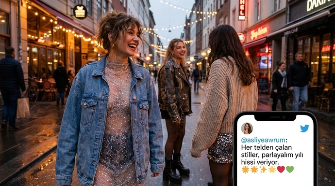 Taşlı, simli, transparan, dantel trendleri parıltılı bir yıl mı müjdeliyor?