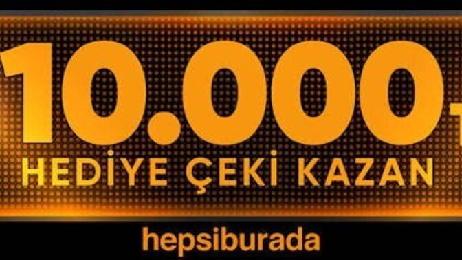 Hepsiburada uygulamasından 10 bin TL hediye çeki kazansaydın ne alırdın?