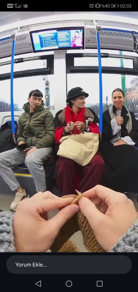 Hiç örgü örmeyi denediniz mi? Sever misiniz?