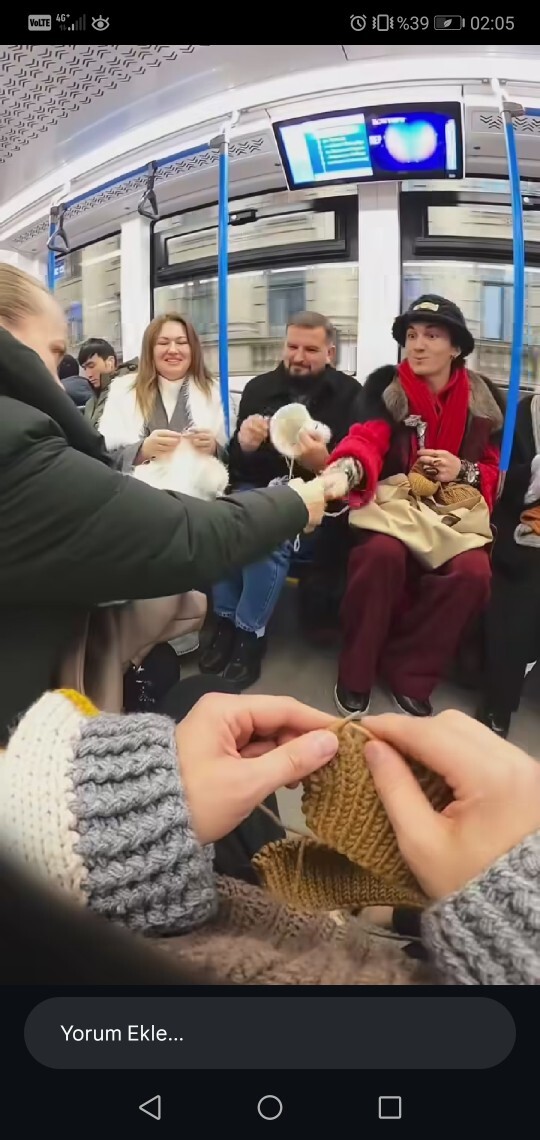 Hiç örgü örmeyi denediniz mi? Sever misiniz?