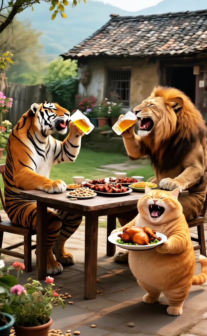 Yapay zeka ile hayvan videoları izlemeyi manyak gibi seven var mı?