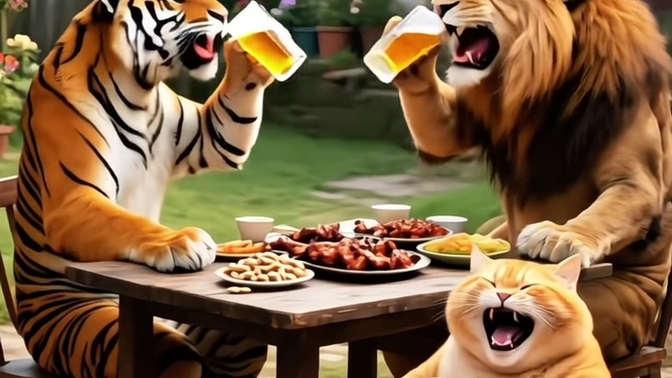 Yapay zeka ile hayvan videoları izlemeyi manyak gibi seven var mı?
