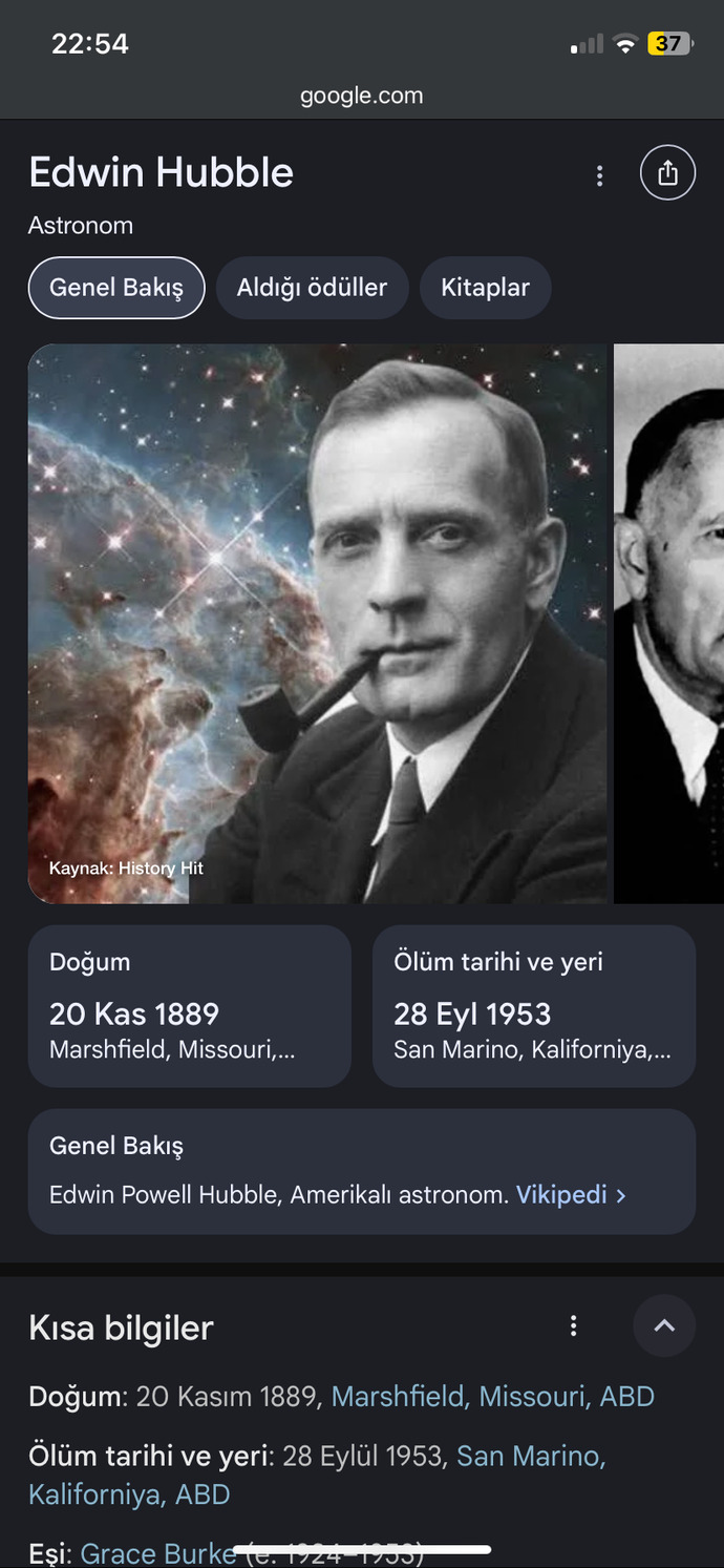 Zariyat 47’de Hubble isminin geçmesi?