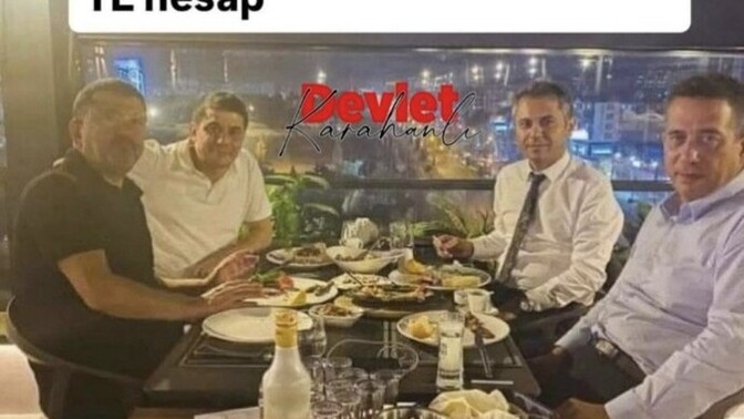 417 bin TL'lik akşam yemeği yiyen CHP?