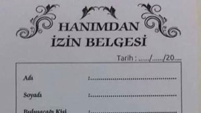 Sevgiliyken 'Hanımdan izin belgesi' imzalar mısınız?