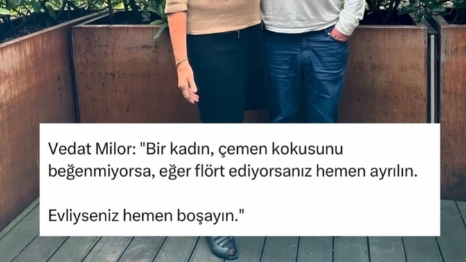 Çemen kokusu sevmeyen sevgiliden olmaz mı?