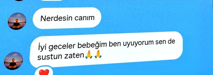 Her gün, günaydın/iyi akşamlar mesajı alıyor veya gönderiyor musun?