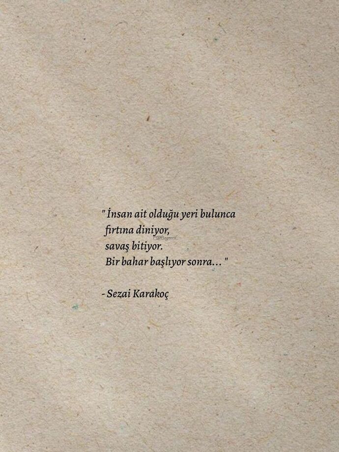 Ait hissetmek bir sonuç mu, yoksa bir başlangıç mı?