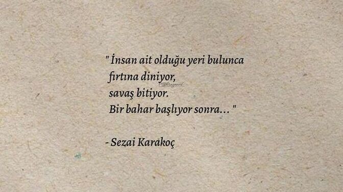 Ait hissetmek bir sonuç mu, yoksa bir başlangıç mı?