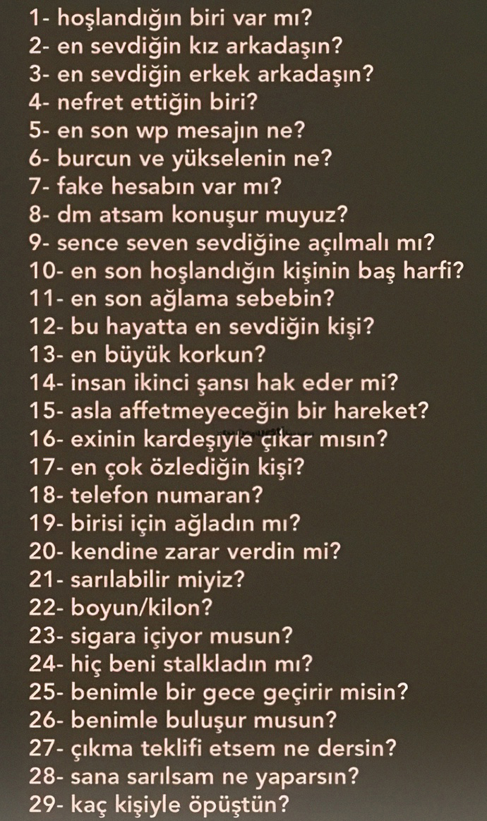 Hadi bana bir soru sorun :D?