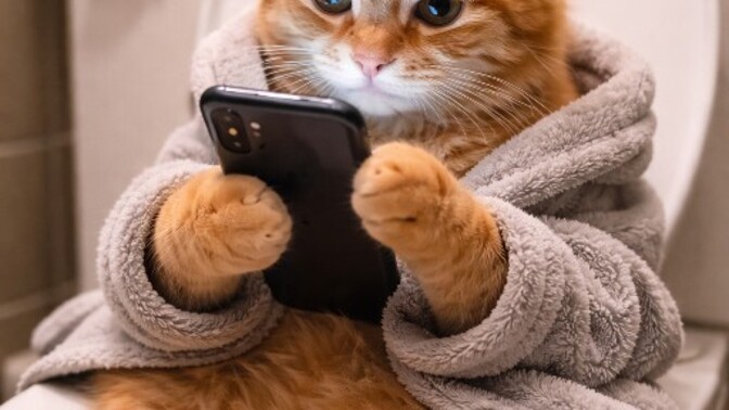 Tuvalette telefonla uğraşır mısınız?