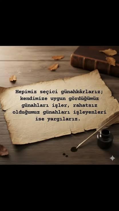 Bu söz çok güzel ve mantıklı değil mi bunu okuduğumdan beri kimseyi yargılamıyorum artık kendi hatalarımla ilgileniyorum?