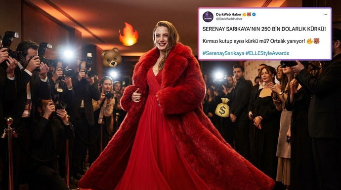 Serenay Sarıkaya’nın 250 bin dolarlık kürkü olay oldu 🔥 Nasıl buldun?