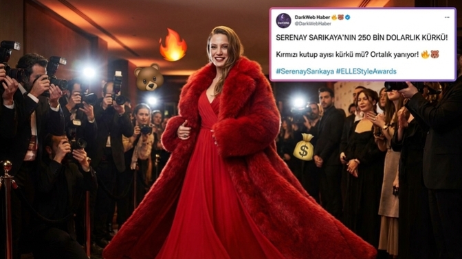 Serenay Sarıkaya’nın 250 bin dolarlık kürkü olay oldu 🔥 Nasıl buldun?