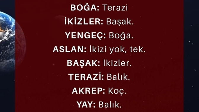 Burcunuzun ikizi hangi burç?