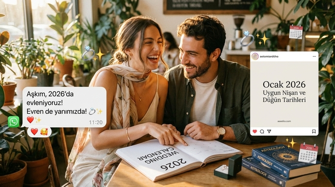 2026 düğün takvimi: Evren nikah masasında yanınızda mı?