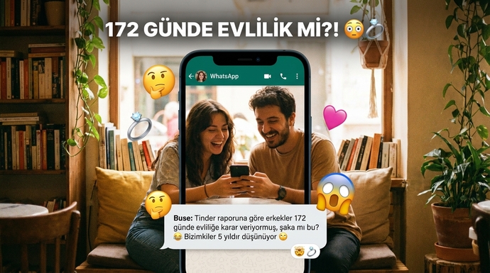 Erkekler flörtten evliliğe 172 günde mi karar veriyor, sizce gerçekçi mi?