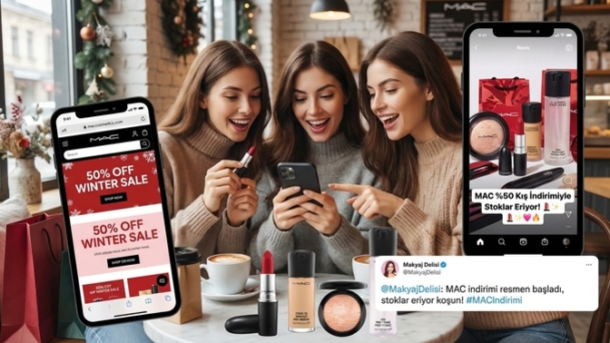 MAC %50 kış indirimiyle stoklar erimeden neler kapıyoruz KScanlar? 💄✨