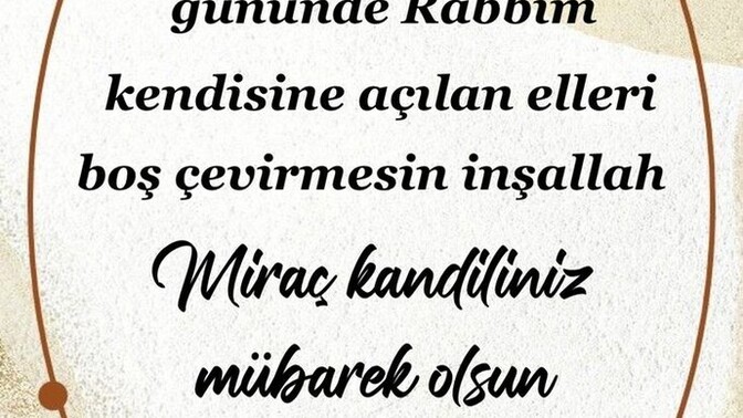 Kandil mesajlarına yanıt veriyor musunuz?