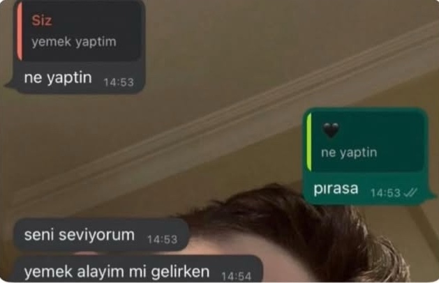 Eşinizin yaptığı her yemeği yer misiniz?