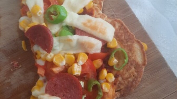 Yulafli pizza yaptim. 19 yasindyim ilk pizzam nasi olmus?