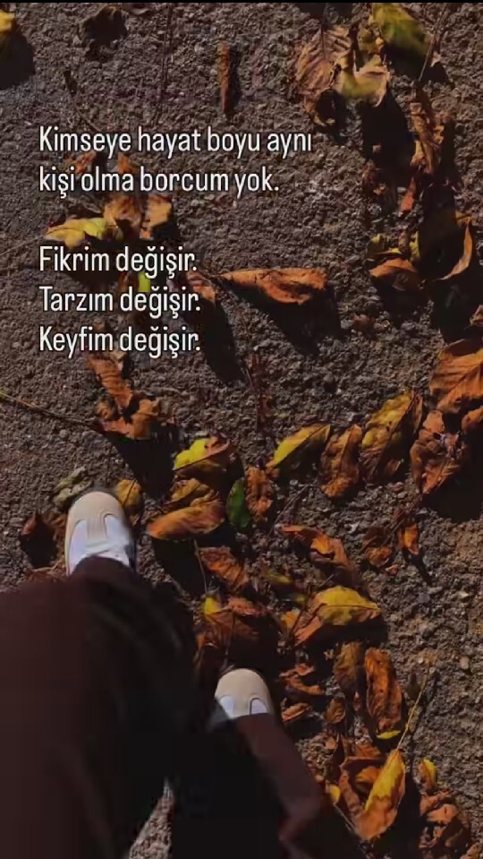 Sizde zaman zaman değişiyor musunuz?