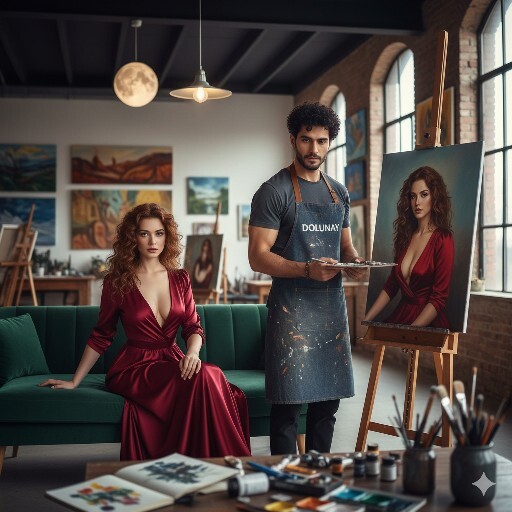Ben ressam oldum, şu an üstündeki kıyafete göre nasıl bir resim yapmış olurum?