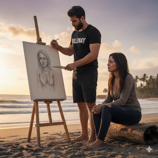 Ben ressam oldum, şu an üstündeki kıyafete göre nasıl bir resim yapmış olurum?