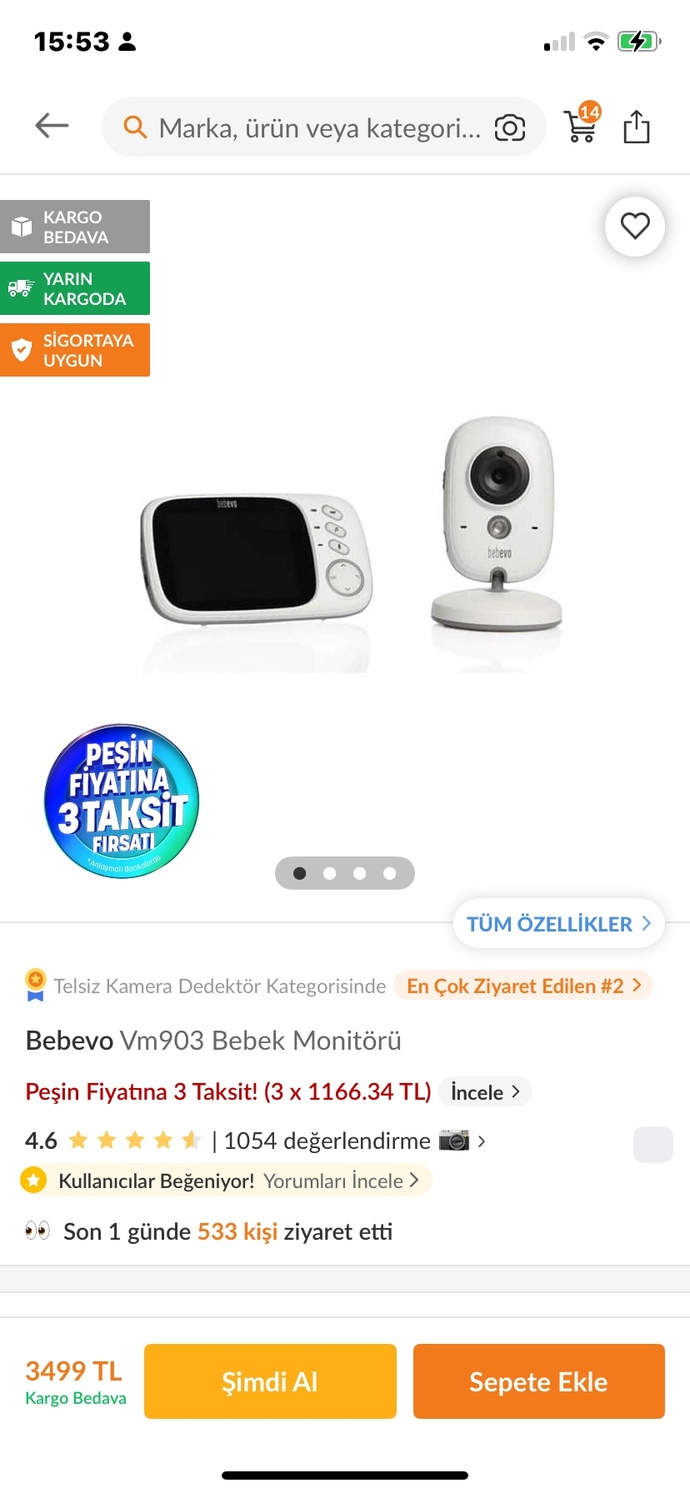 Arkadaşım bana bunu attı. aşkım bebeğe hediye almak istersen bunu alabilirsin diye?
