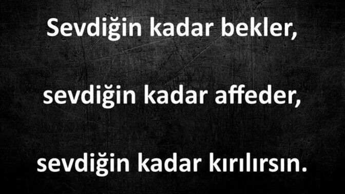 Kalpten Seversen Affedermisin?