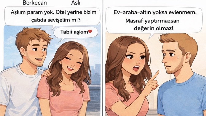 Kadınlar , evlendikleri erkekleri sunabildikleri para miktarı kadar mı sever?