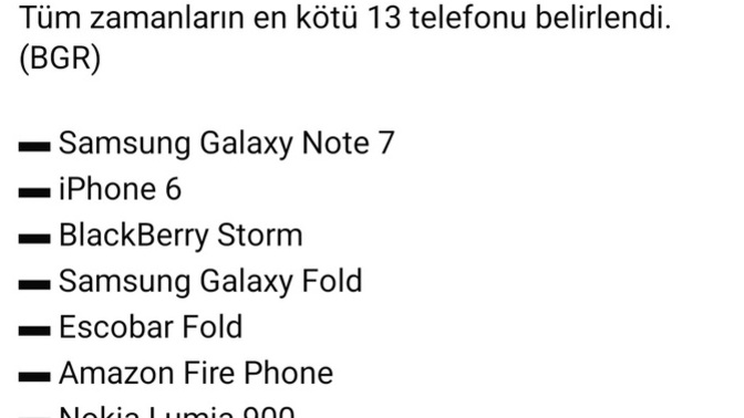 Bu Telefon Modelleri Neden Kötü?