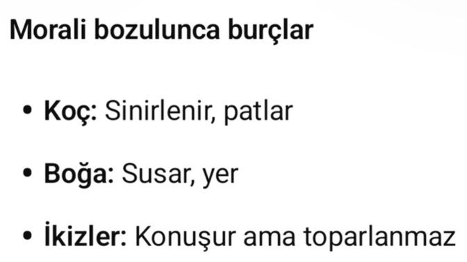 Morali bozulunca hangi burç nasıl tepki veriyor 😅?