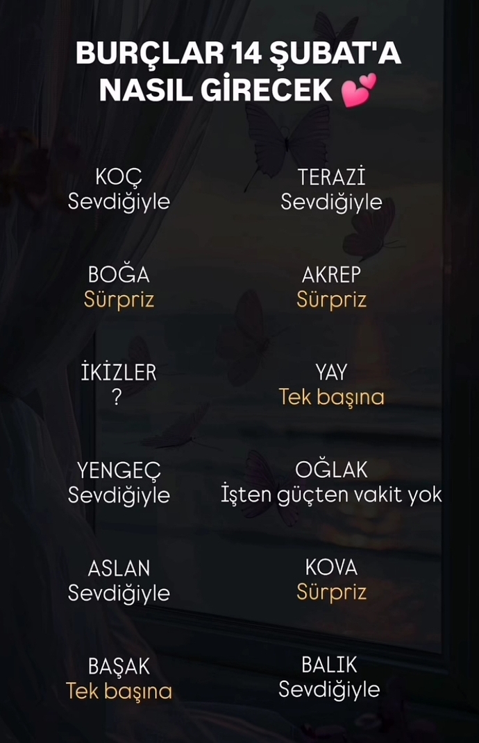14 Şubat a nasıl gireceksiniz?