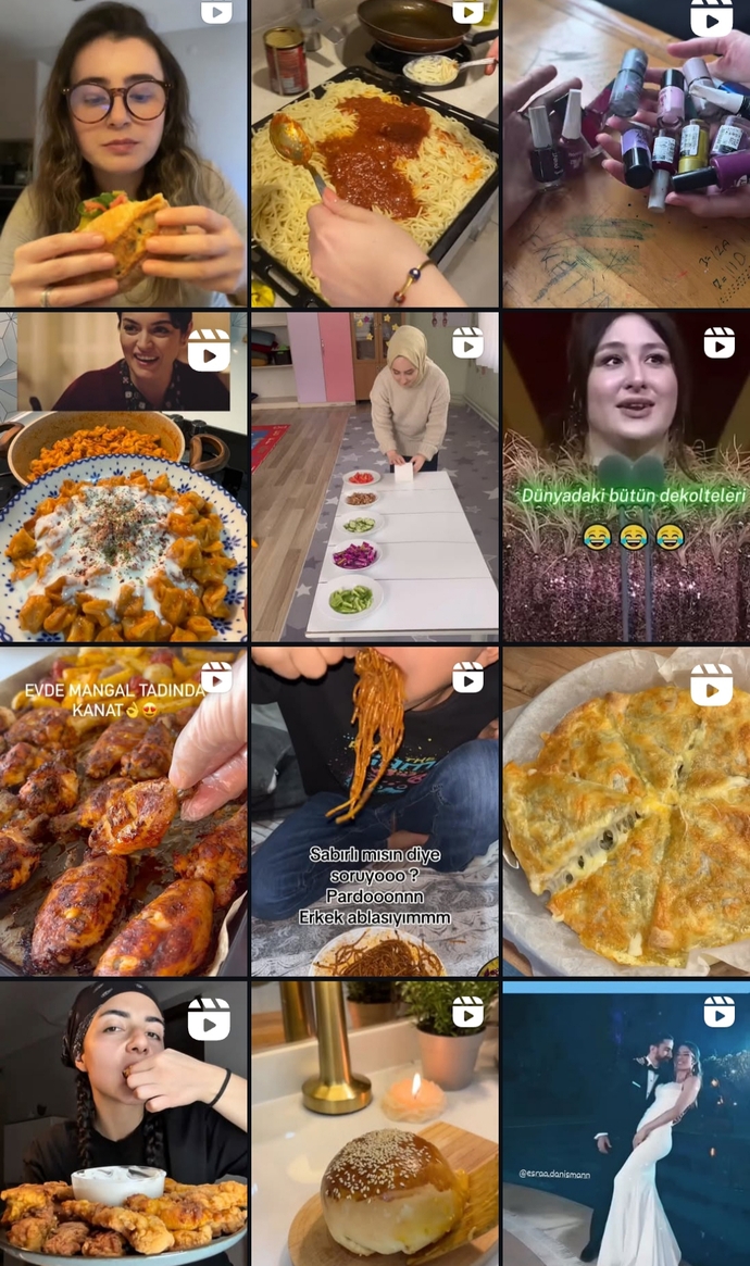 Instagram kesfetinizde en çok ne çıkıyor, şu an keşfetinizi ne dolduruyor?