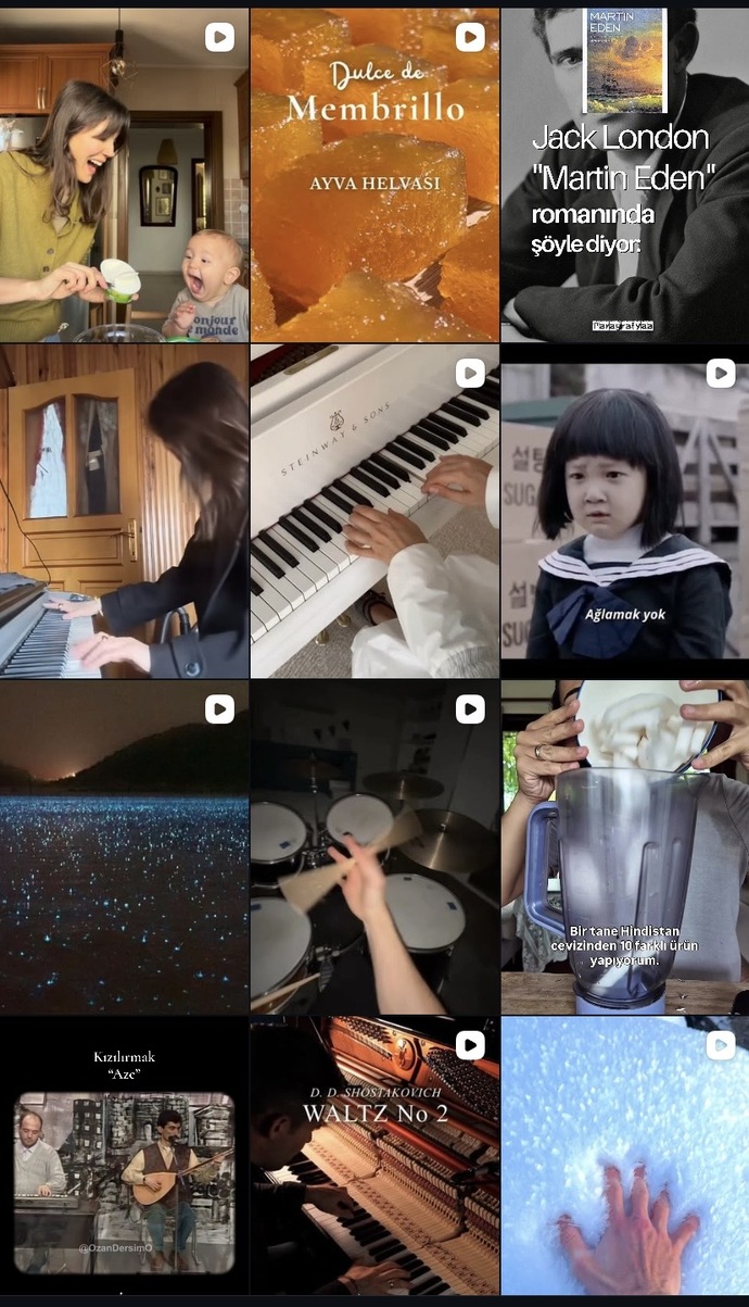 Instagram kesfetinizde en çok ne çıkıyor, şu an keşfetinizi ne dolduruyor?