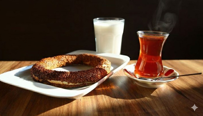Simitin yanında çay mı ayran mı?