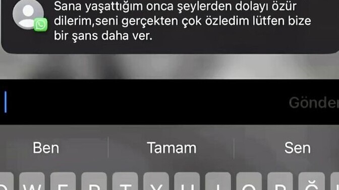 Eski sevgilinizden böyle bir mesaj gelse ne yapardınız? Affeder miydiniz?