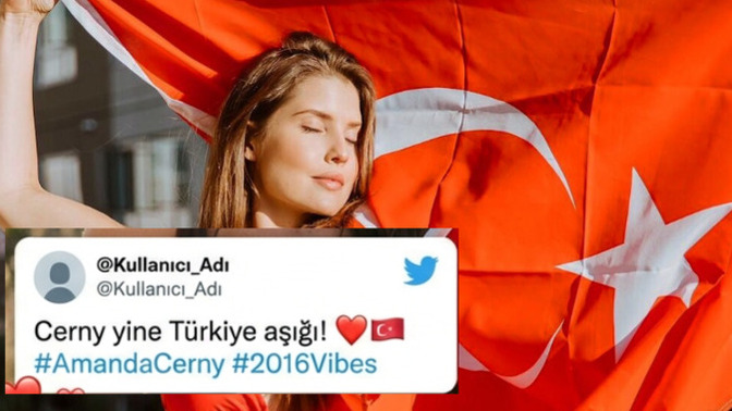 Amanda Cerny’nin Türk bayraklı pozu samimi mi, strateji mi? 🇹🇷