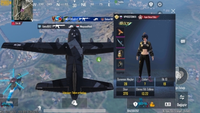 Pubg da maça gelen adama bakın?